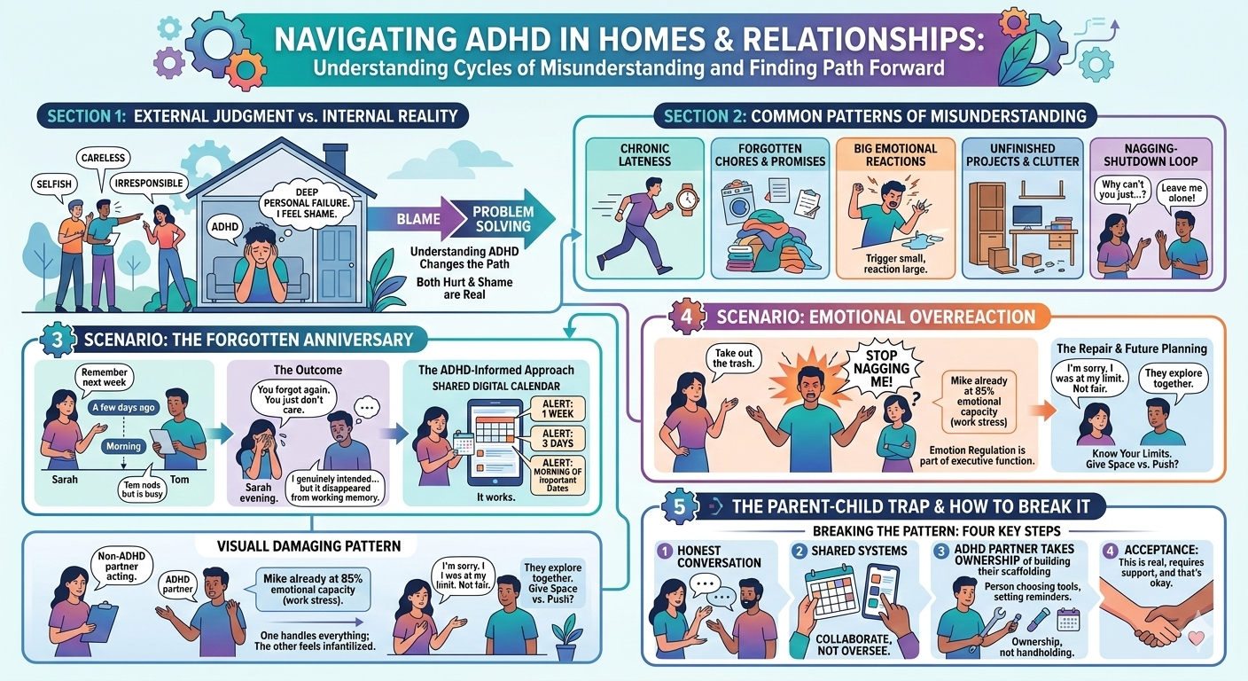 Navigating ADHD in homes and relationships